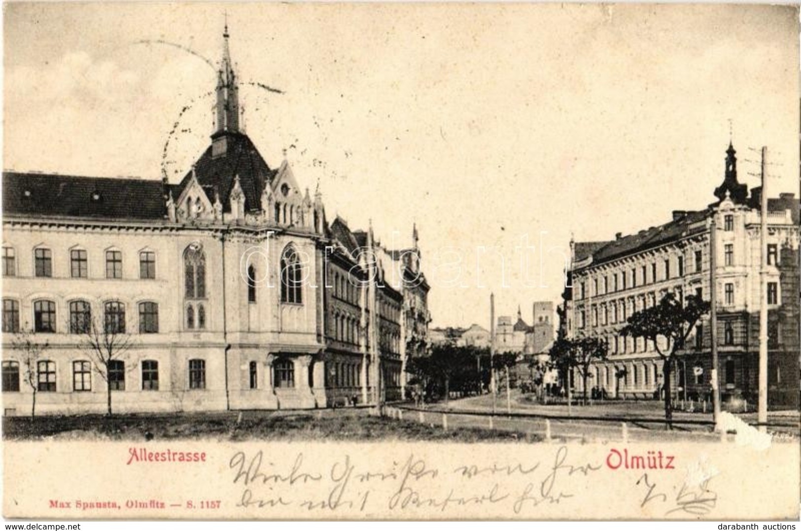 T3/T4 Olomouc, Olmütz; Alleestrasse / Street (pinholes) - Zonder Classificatie