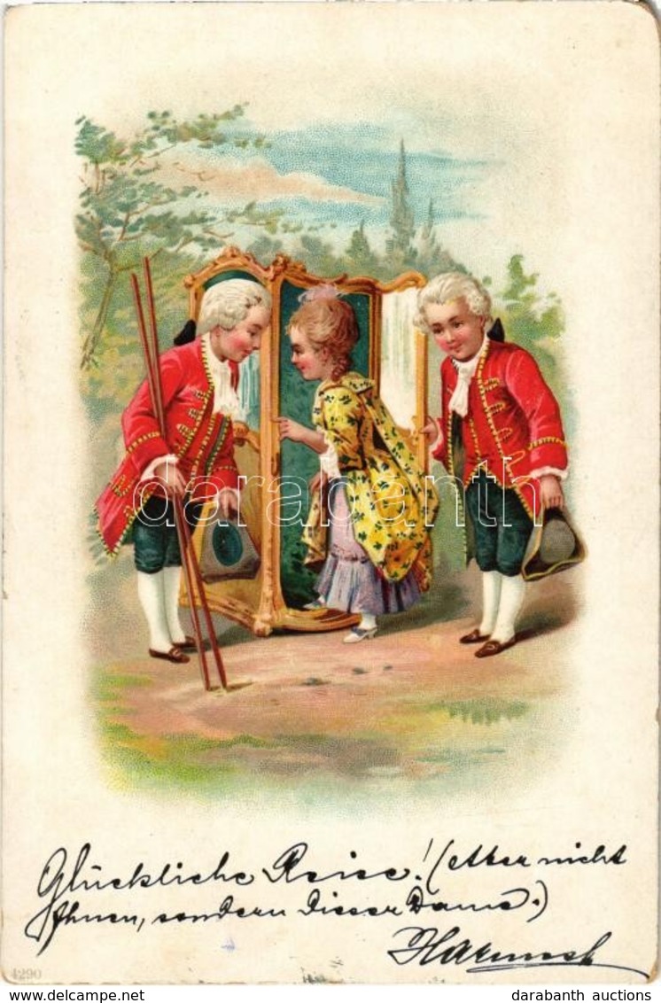 T2/T3 1900 Baroque Children. Litho - Zonder Classificatie