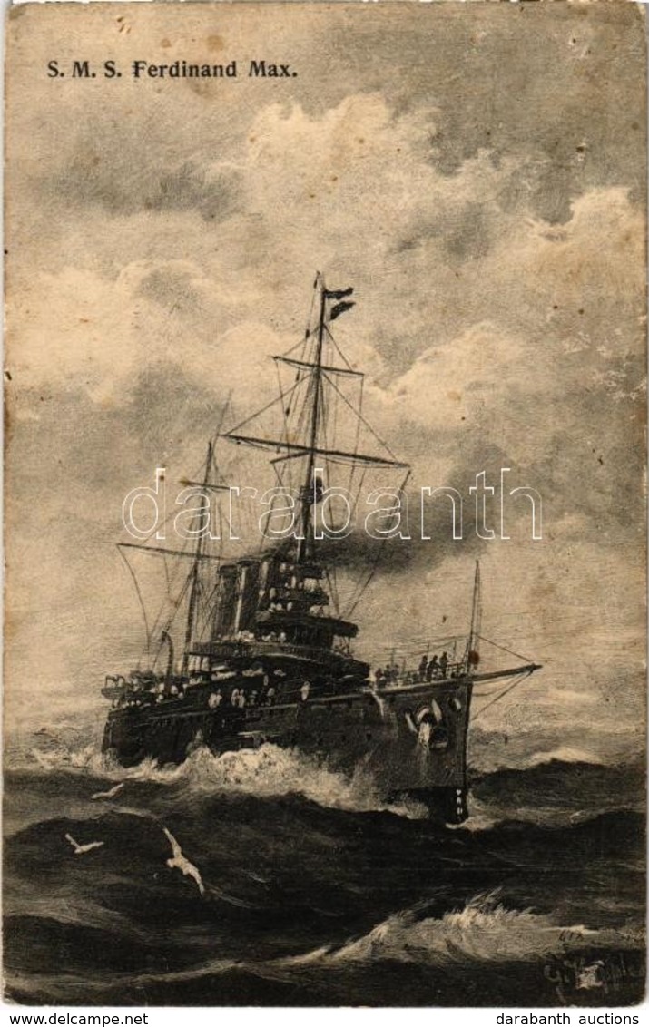 T2/T3 1907 SMS Erzherzog Ferdinand Max Az Osztrák-Magyar Haditengerészet Erzherzog-osztályú Pre-dreadnought Csatahajója  - Zonder Classificatie