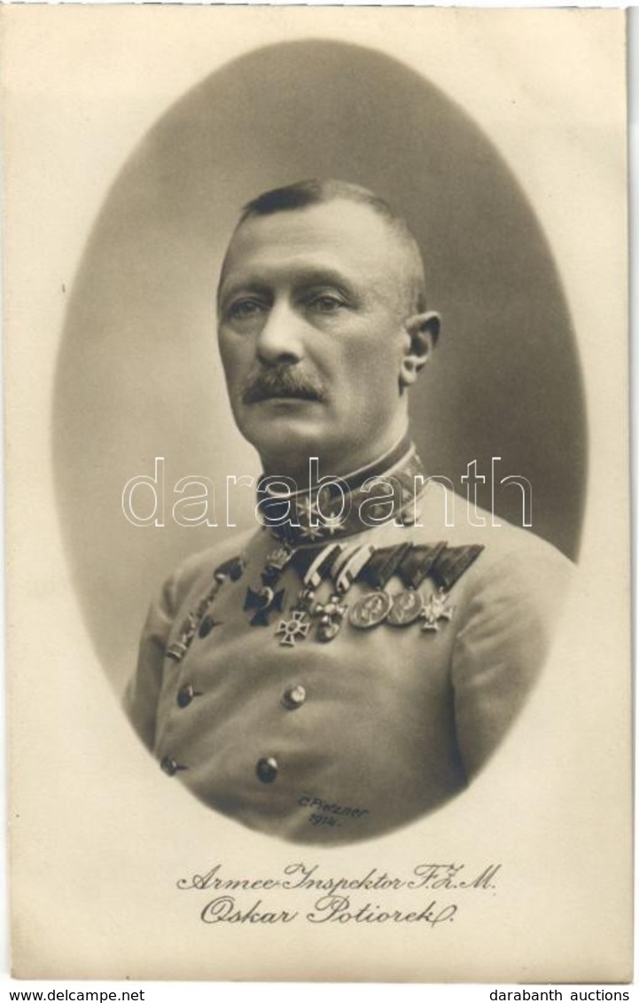 ** T1/T2 Armee-Inspektor Feldzeugmeister Oskar Potiorek / Oskar Potiorek Commander Of The Austro-Hungarian Forces In The - Zonder Classificatie