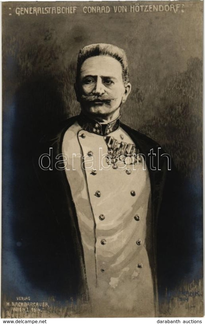 ** T1/T2 Generalstabchef Conrad Von Hötzendorf / Conrad V. Hötzendorf, Chief Of The General Staff Of The Austro-Hungaria - Zonder Classificatie