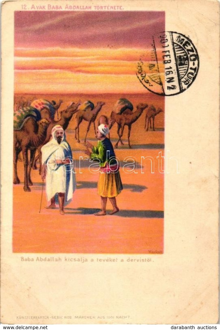 T2 12. A Vak Baba Abdallah Története / One Thousand And One Nights, Künstlerkarten Serie Nr. 1102 Märchen Aus 1001 Nacht - Zonder Classificatie