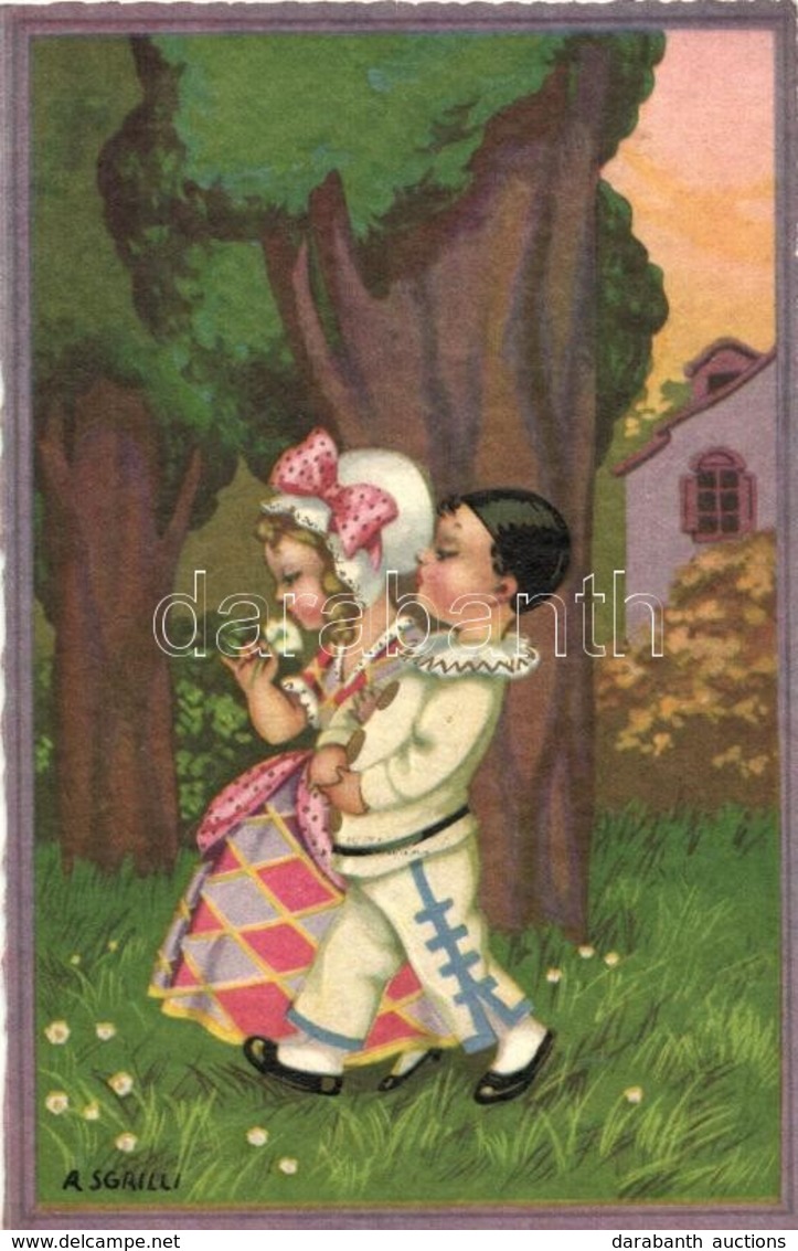 T2 Italian Art Postcard, Children, Fortuna 2257. S: R. Sgrilli - Zonder Classificatie