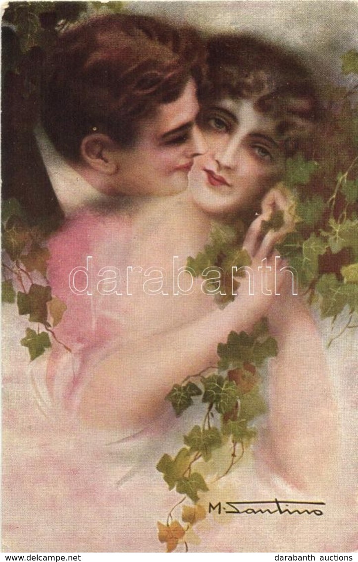 ** T2/T3 Italian Art Postcard, Lady, W.S.S.B. L'art Italien 6787/1. S: M. Santino (EK) - Zonder Classificatie