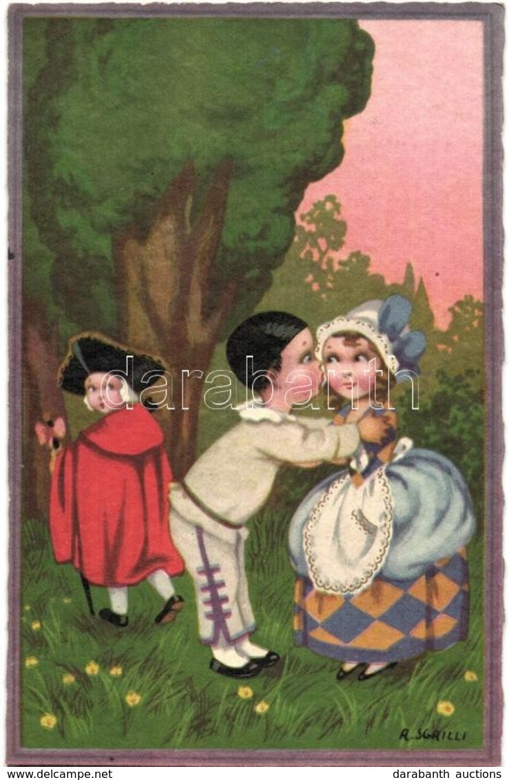 T2 Italian Art Postcard, Children, Fortuna 2257. S: R. Sgrilli - Zonder Classificatie