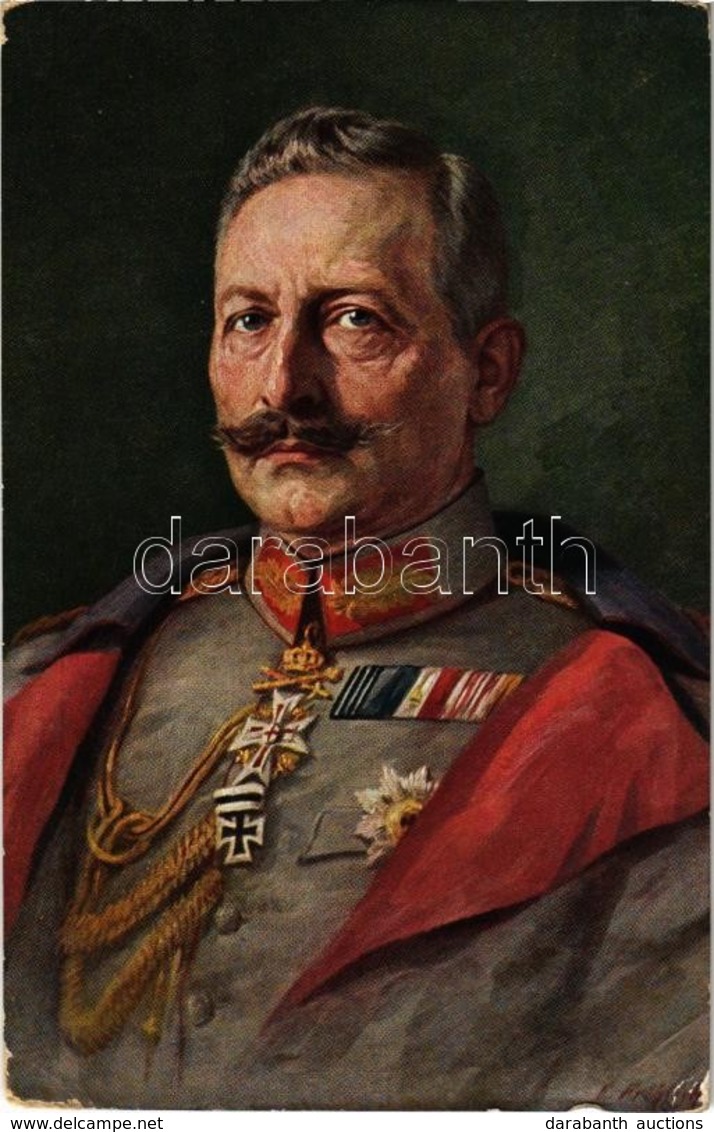 T3 Kaiser Wilhelm II / Wilhelm II, German Emperor. (fl) - Zonder Classificatie