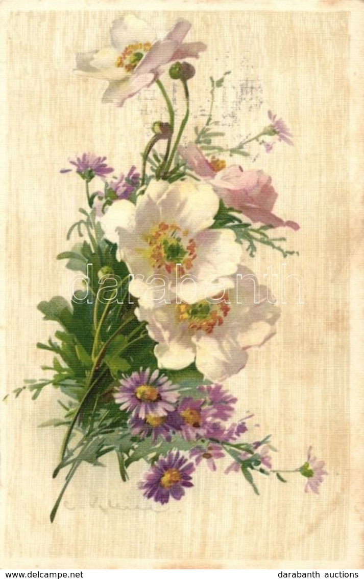 T2 Flowers, G.O.M. 1263. Litho S: C. Klein - Zonder Classificatie