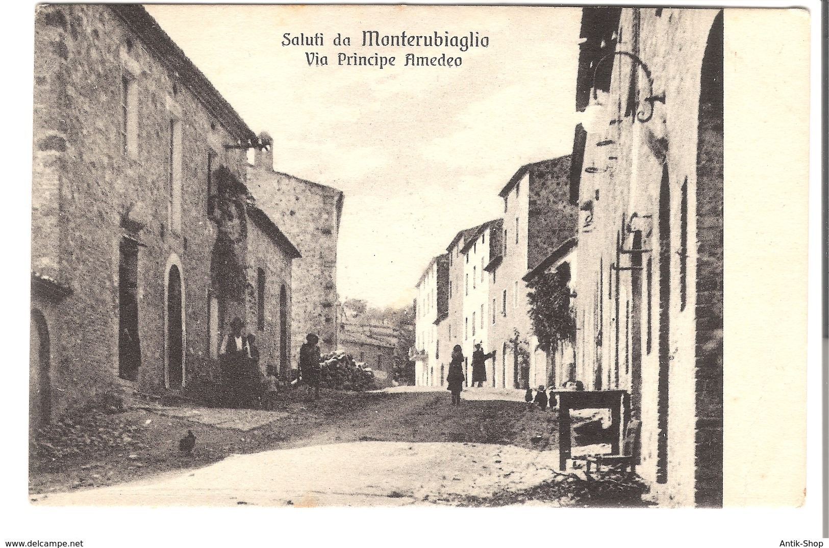 Salute Di Monterubiaglio - Via Principe Amedeo V. 1920 (3447) - Sonstige & Ohne Zuordnung