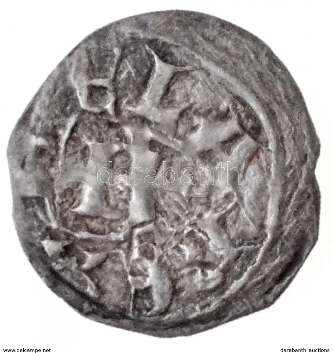 1172-1196. Denar Ag 'III. Béla' (0,23g) T:1- Hungary 1172-1196. Denar Ag 'Bela III' (0,23g) C:AU 
Huszár: 69., Unger I.: - Zonder Classificatie