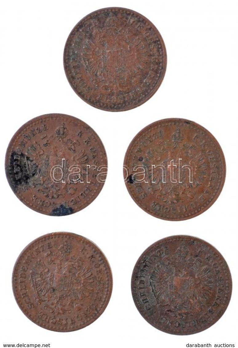 1858B 5/10kr Cu (5x) T:2 Kis Patina
Adamo M3 - Zonder Classificatie