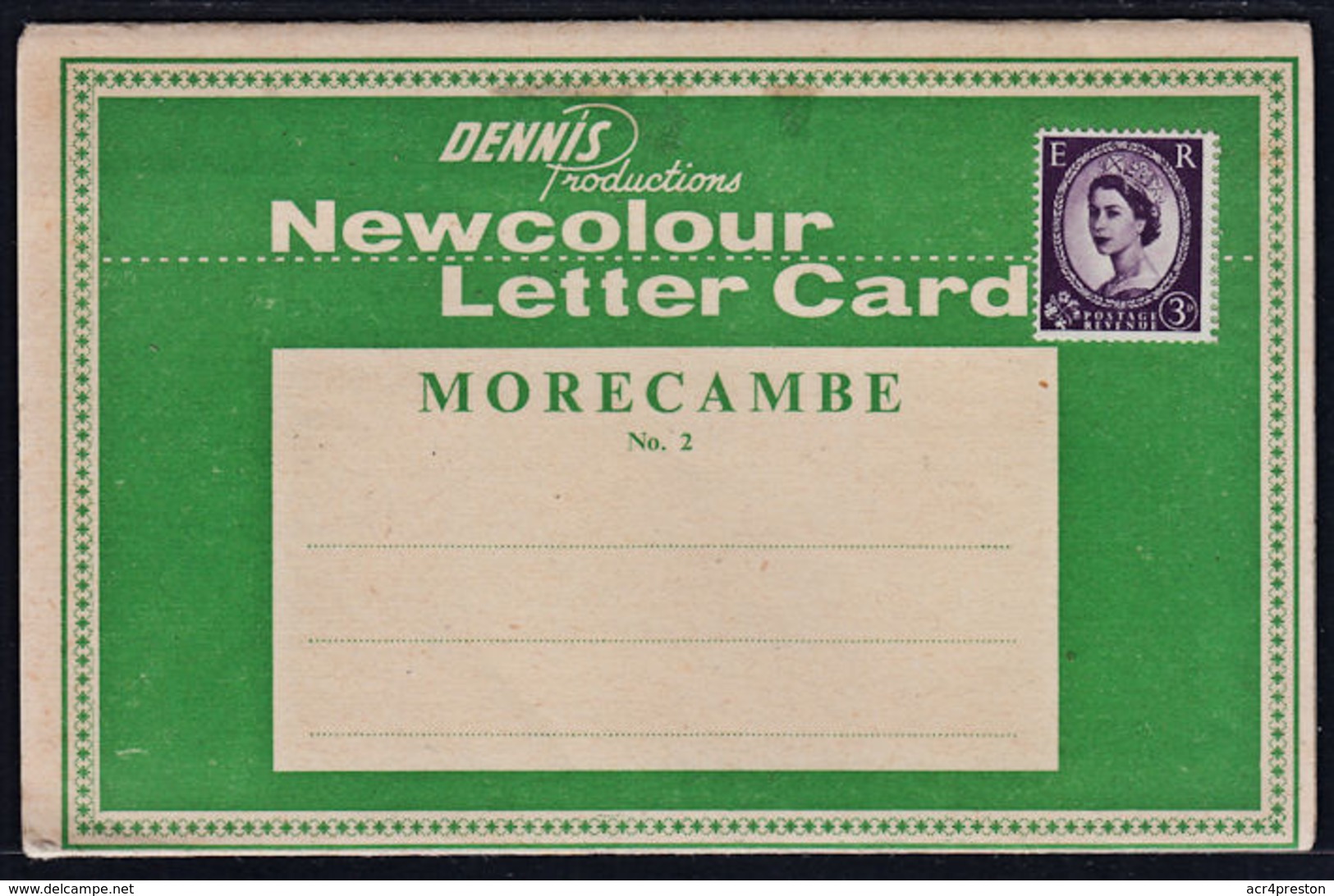 Pcd133 Postcard, Letter Card With 6 Images, Morecambe, Lancashire, England, Unused - Autres & Non Classés