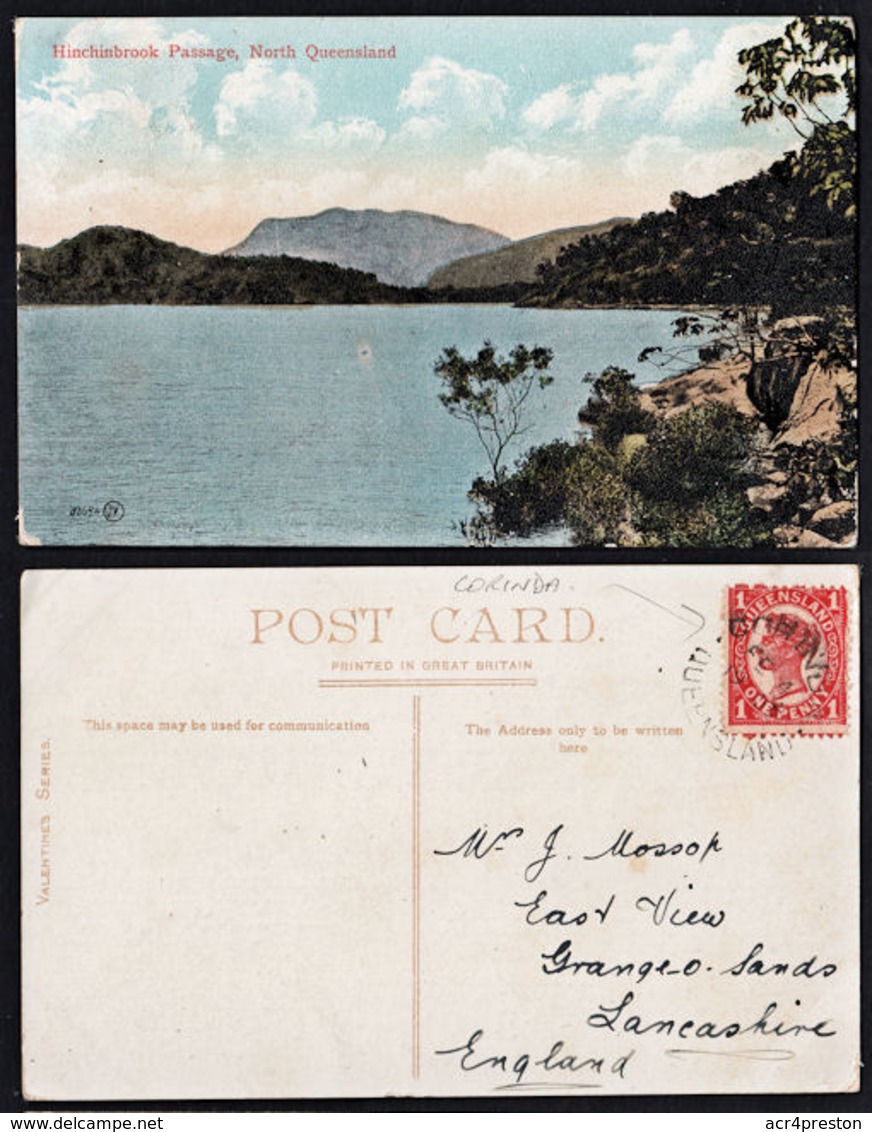 Pcd124 Postcard, Hinchinbrook Passage, North Queensland, Corinda Postmark, Australia - Other & Unclassified