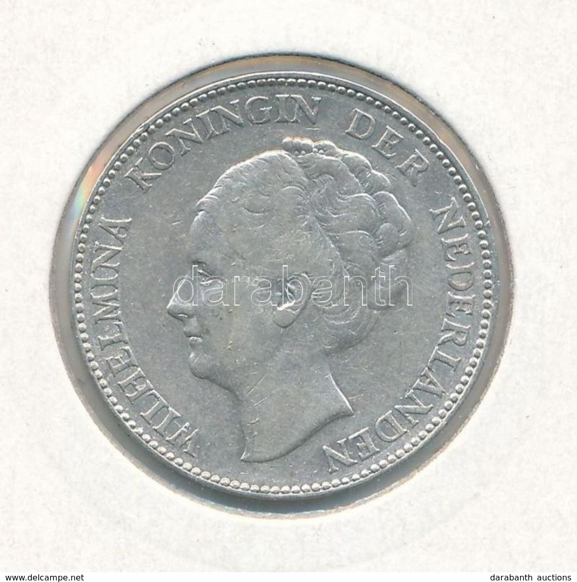 Hollandia 1924. 1G Ag 'I. Vilma' T:2
Netherlands 1924. 1 Gulden Ag 'Wilhelmina I' C:XF - Zonder Classificatie