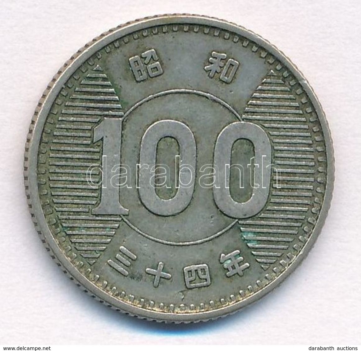 Japán 1959. 100Y Ag T:2
Japan 1959. 100 Yen Ag C:XF
Krause Y#78 - Zonder Classificatie
