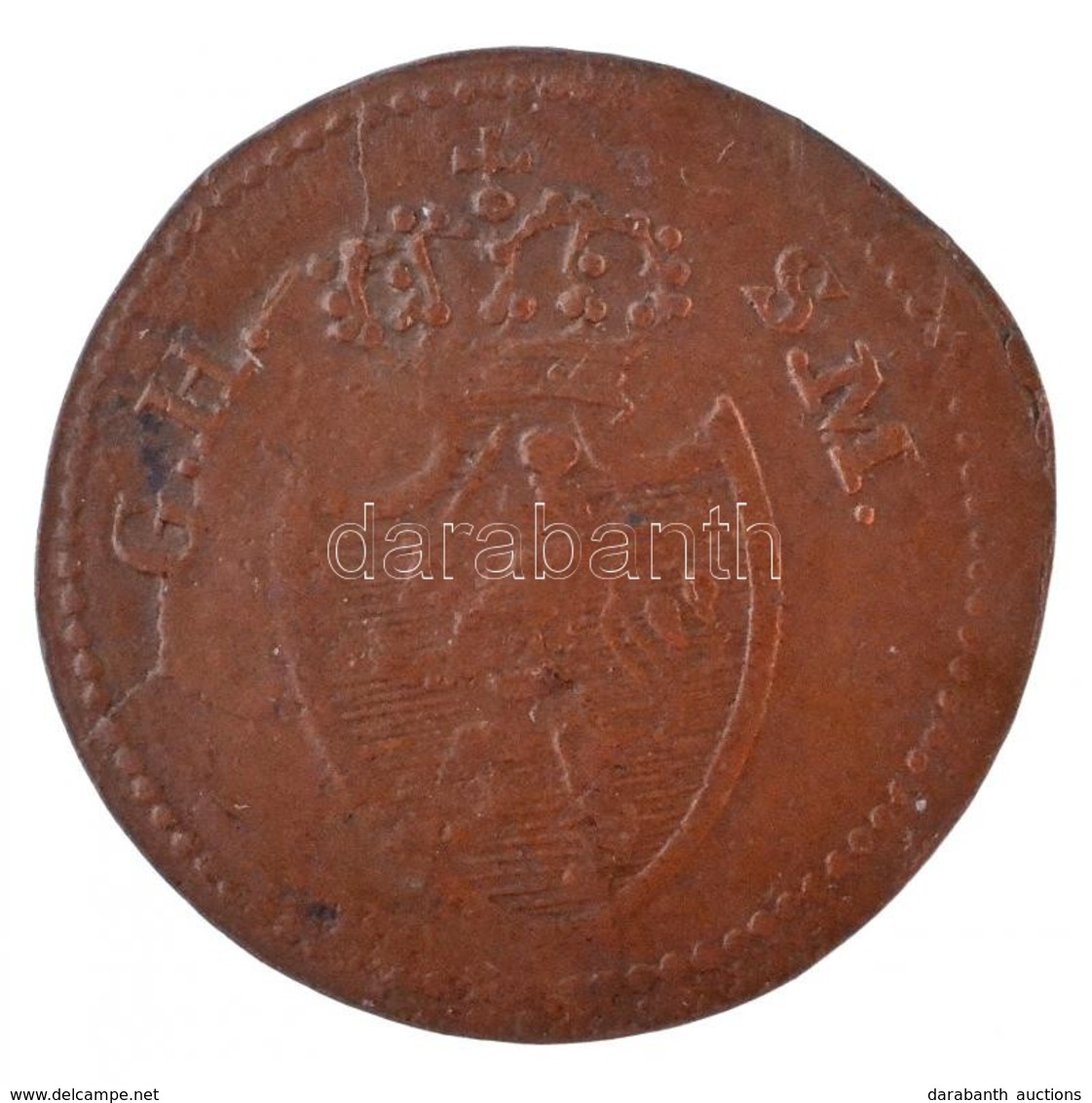 Német Államok / Hesse-Darmstadt 1819. 1pf Cu T:2,2-
German States / Hesse-Darmstadt 1819. 1 Pfennig Cu C:XF,VF
Krause KM - Zonder Classificatie