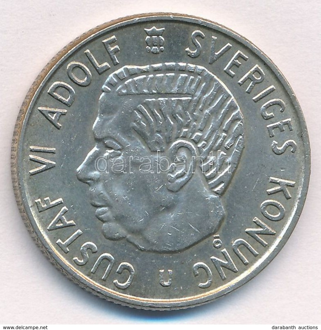 Svédország 1964U 2K Ag 'VI. Gusztáv Adolf' T:1-
Sweden 1964U 2 Kronor Ag 'Gustaf VI' C:AU
Krause KM# 827 - Zonder Classificatie