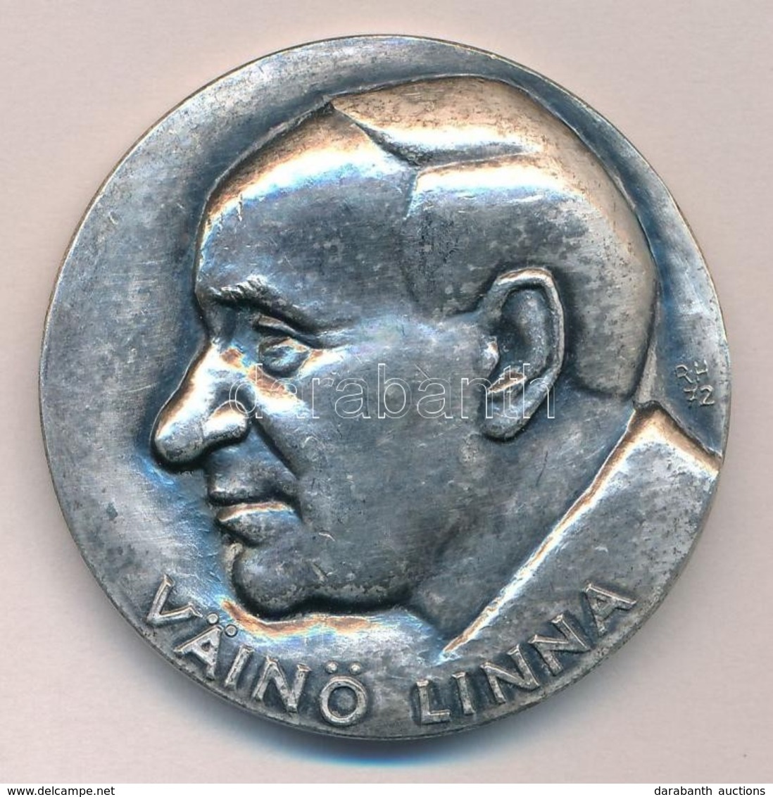 Finnország 1972. 'Väinö Linna' Peremén Jelzett Ag Emlékérem (54,4g/0.999/45mm) T:2
Finland 1972. 'Väinö Linna' Hallmarke - Zonder Classificatie