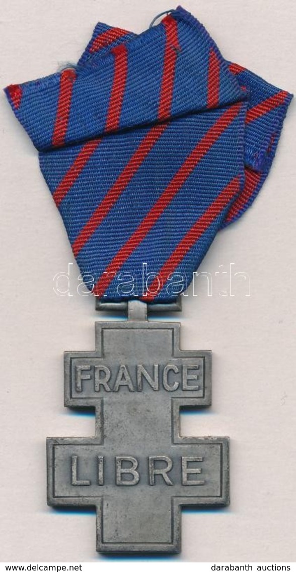Franciaország 1946. 'Médaille Commémorative Des Services Volontaires Dans La France Libre (A Szabad Franciaországért Vál - Andere & Zonder Classificatie