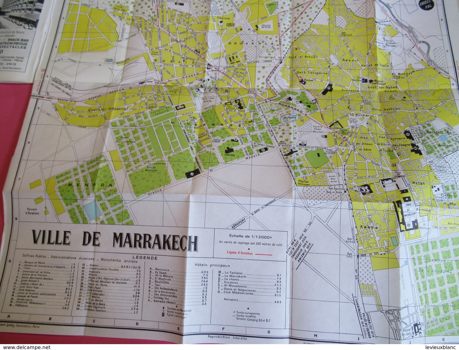 Guides POL/ MARRAKECH Et Sa Région/ Sochepress Casablanca/ MAROC/ Vers 1970-80          PGC282 - Dépliants Touristiques