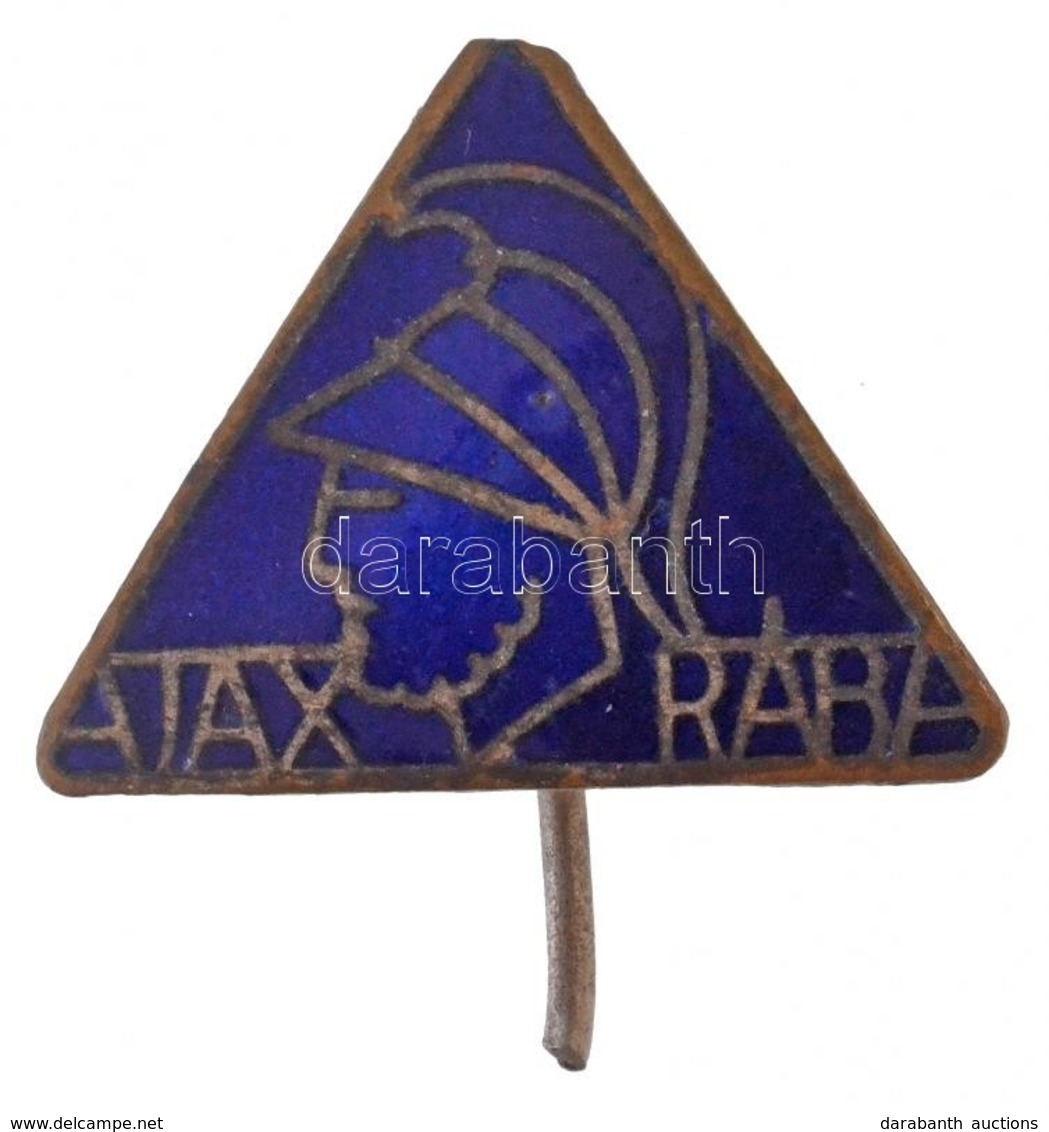 ~1935. 'Ajax Rába' Zománcozott Kitűző (17x22mm) T:2 Sérült Tű - Non Classificati