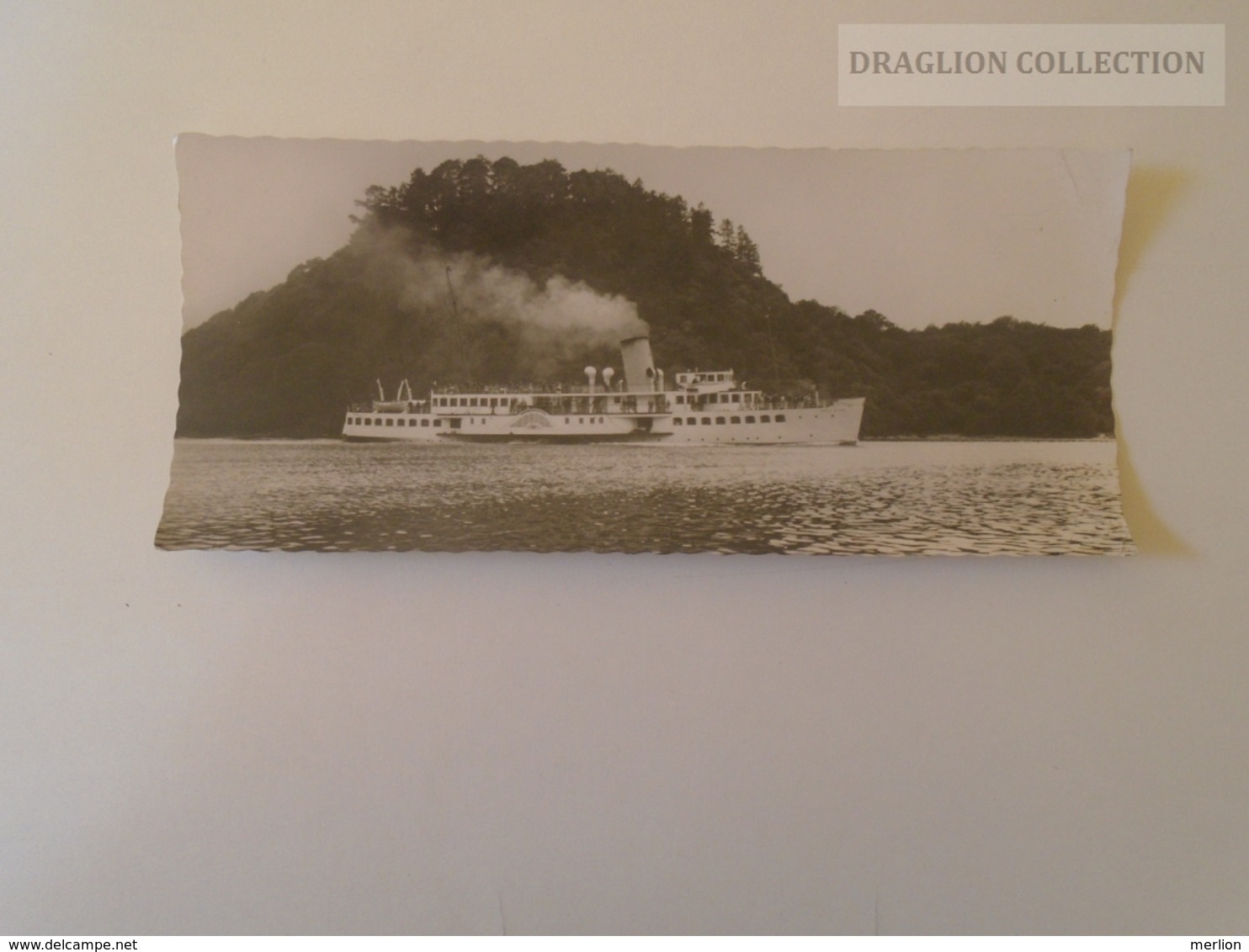 PA6.2  Large Postcard   UK Scotland -  Loch Lomond Steamer  Maid Of The Loch - Passing INCHCAILLIACH, Balmaha - Dunbartonshire