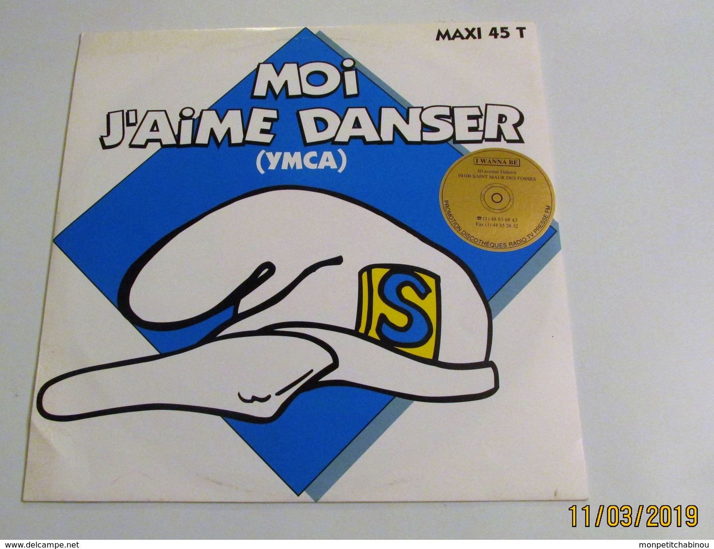 MAXI 45T Moi J'aime Danser - 45 T - Maxi-Single