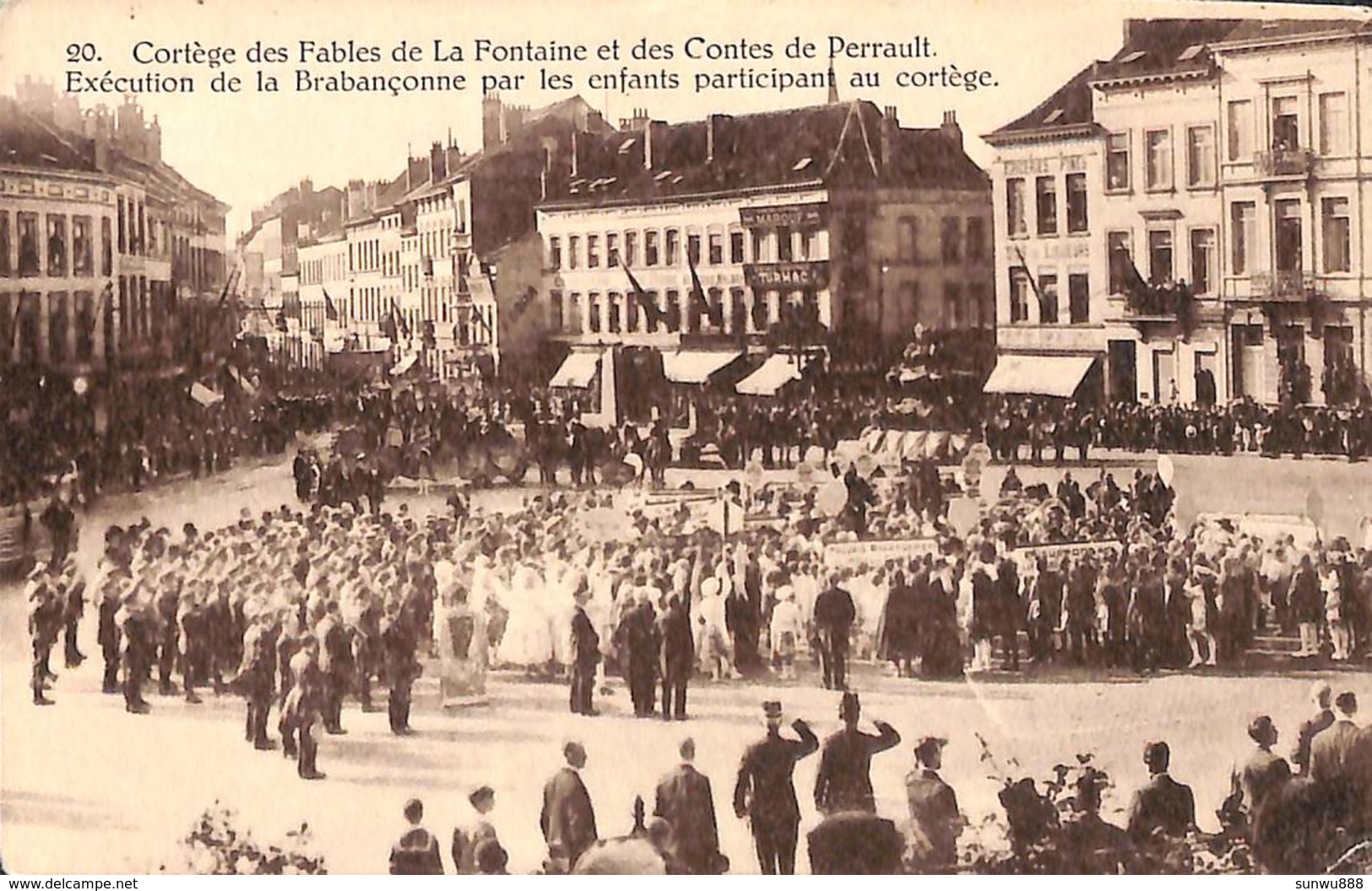 Cortège Des Fables De La Fontaine - La Brabançonne (Place Fernand Cocq) - Elsene - Ixelles