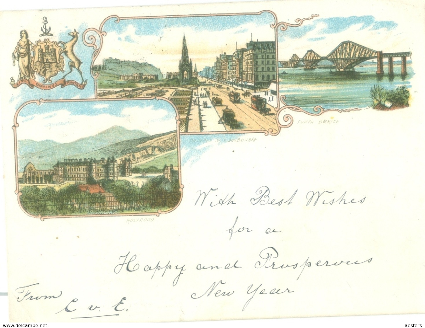 Edinburgh 1898; Multi View - Circulated. Read Description! - Midlothian/ Edinburgh