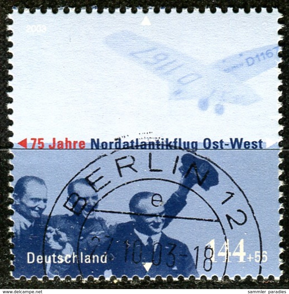 BRD - Mi 2331 - OO Gestempelt (A) - 144+56C  Für Die Briefmarke 03 - Gebraucht