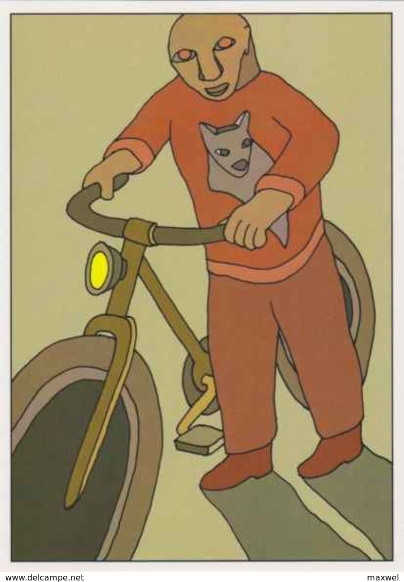 Cpm 1741/331 ERGON - Homme à Bicyclette - Vélo - Cyclisme - Bicycle - Illustrateurs - Illustrateur - Ergon
