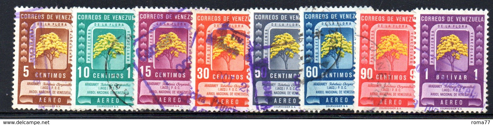 CI1098 - VENEZUELA 1950, Posta Aerea Serie Yvert N. 287/295  Usata Priva Del Solo N. 290 - Venezuela