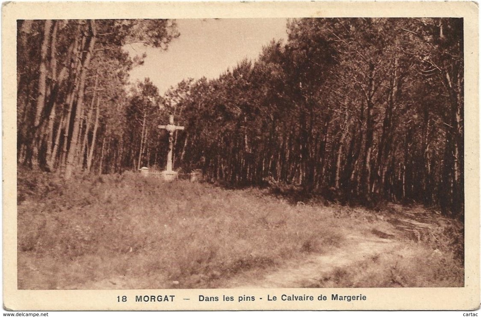 D29 - MORGAT - DANS LES PINS - LE CALVAIRE DE MARGERIE - Morgat