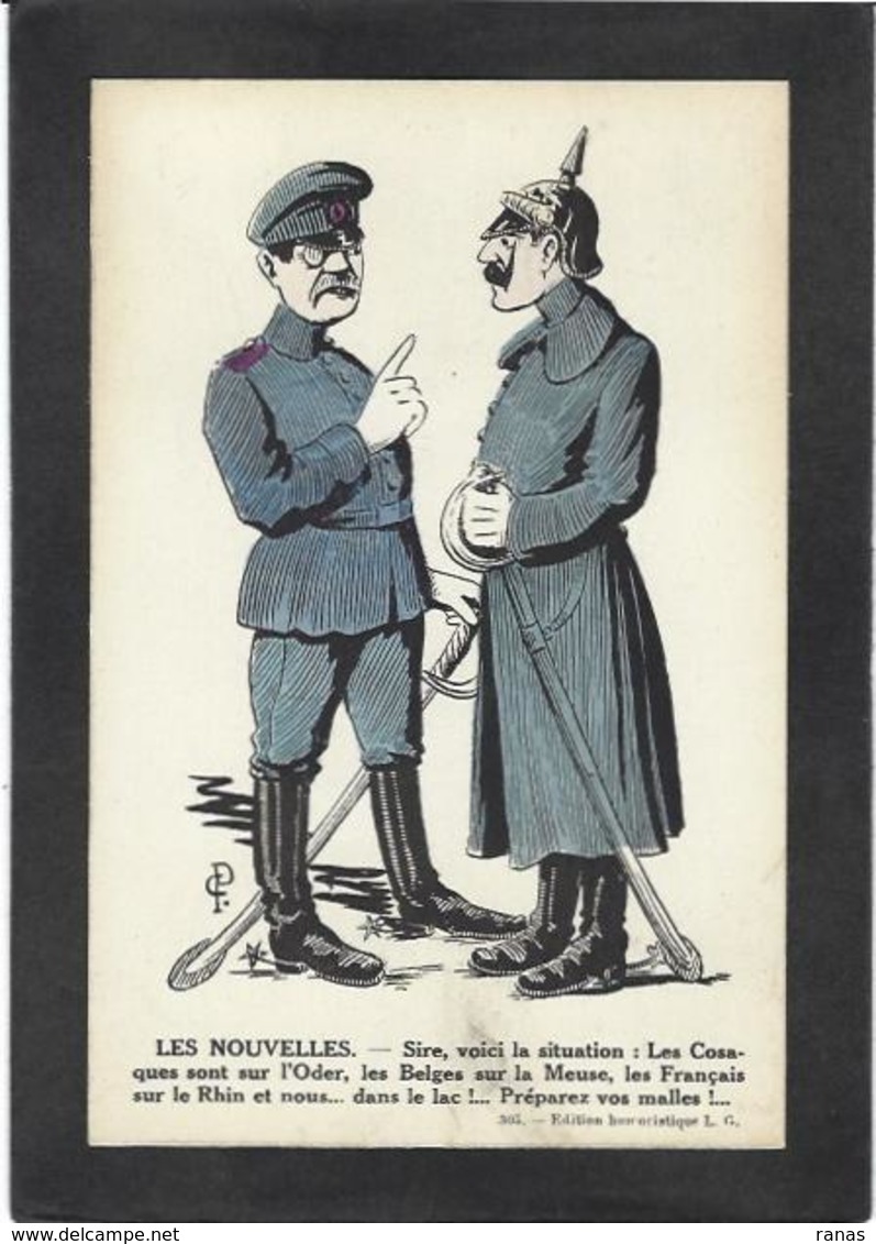 CPA PIETTE Allemagne Germany Caricature Satirique Patriotique Anti Kaiser Patriotique Guerre Non Circulé - Guerre 1914-18