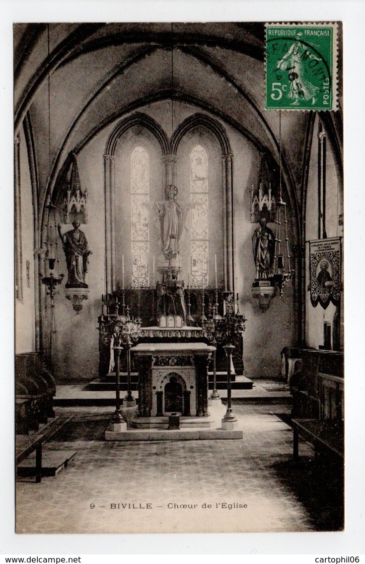 - CPA BIVILLE (50) - Choeur De L'Eglise 1914 - - Sonstige & Ohne Zuordnung