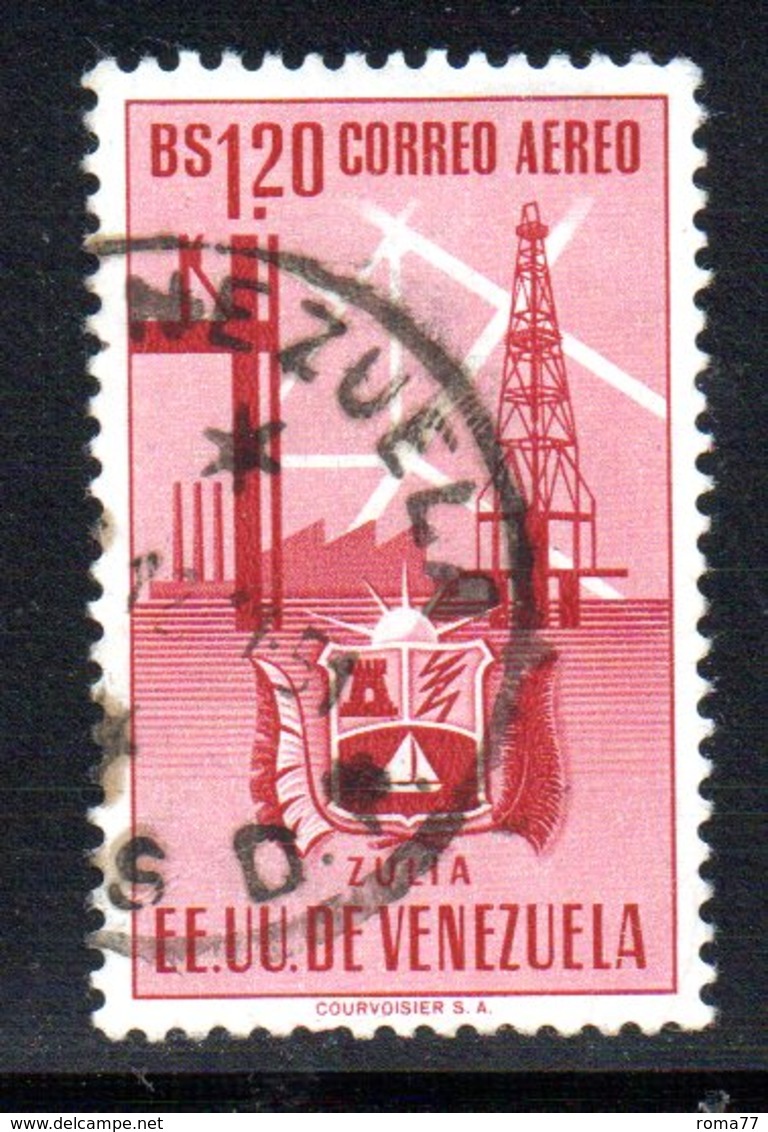 CI1110 - VENEZUELA 1951, Posta Aerea Yvert N. 354  Usato. Zulia - Venezuela