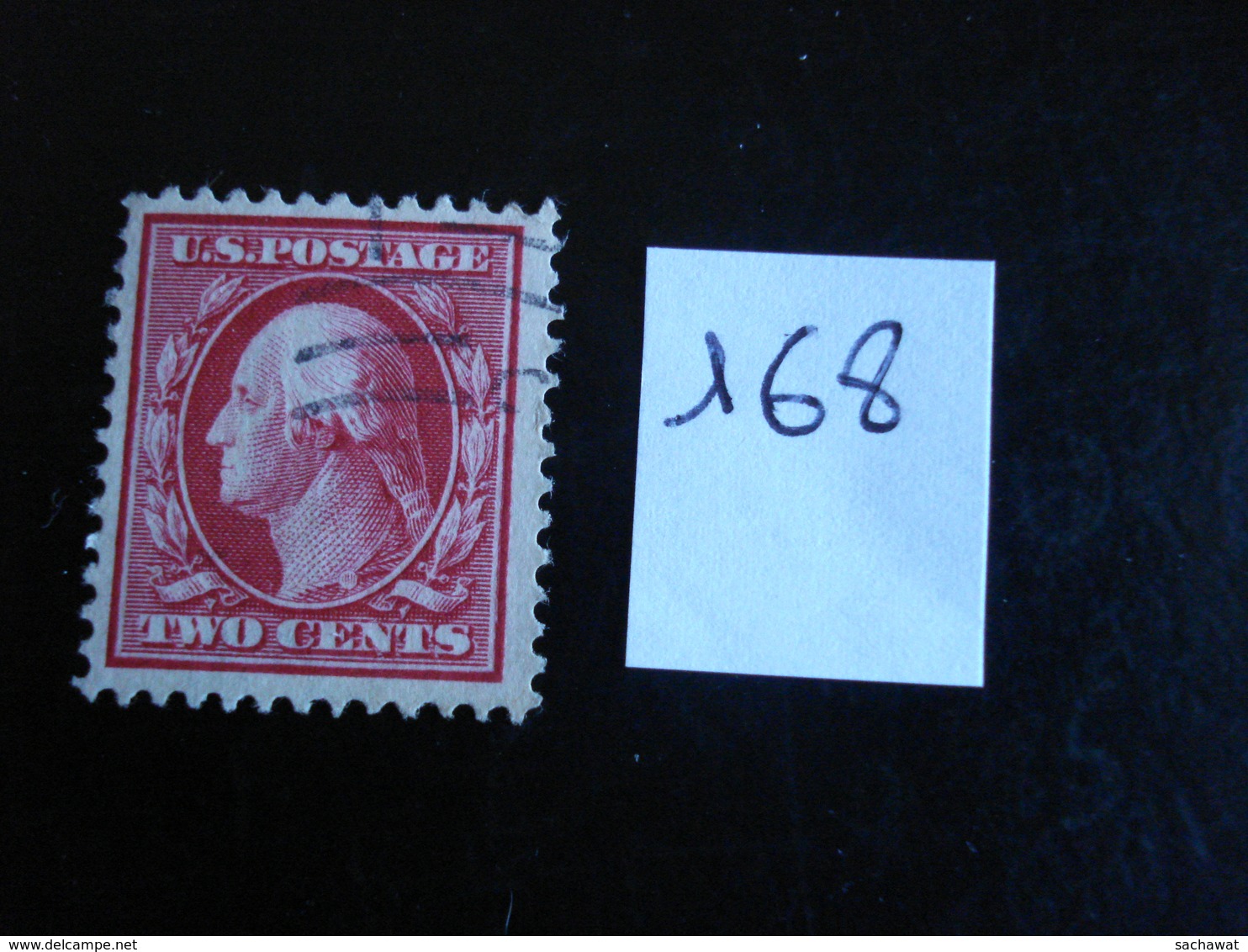 USA - Années 1908-09 - G. Washington 2c Carmin - Y.T. 168 - Oblit. - Used - Gestempeld - Used Stamps