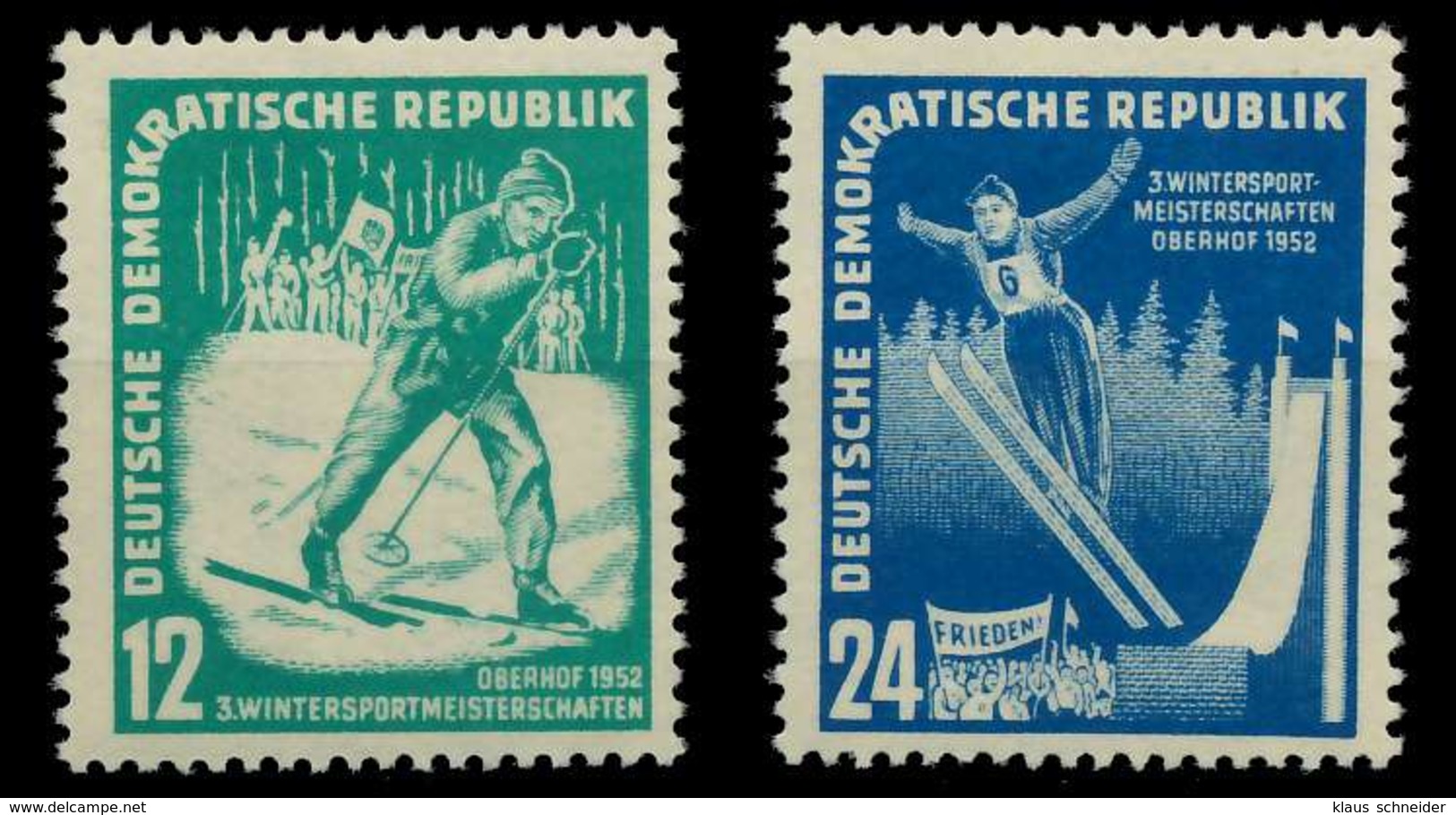 DDR 1952 Nr 298-299 Ungebraucht X8962E6 - Nuovi