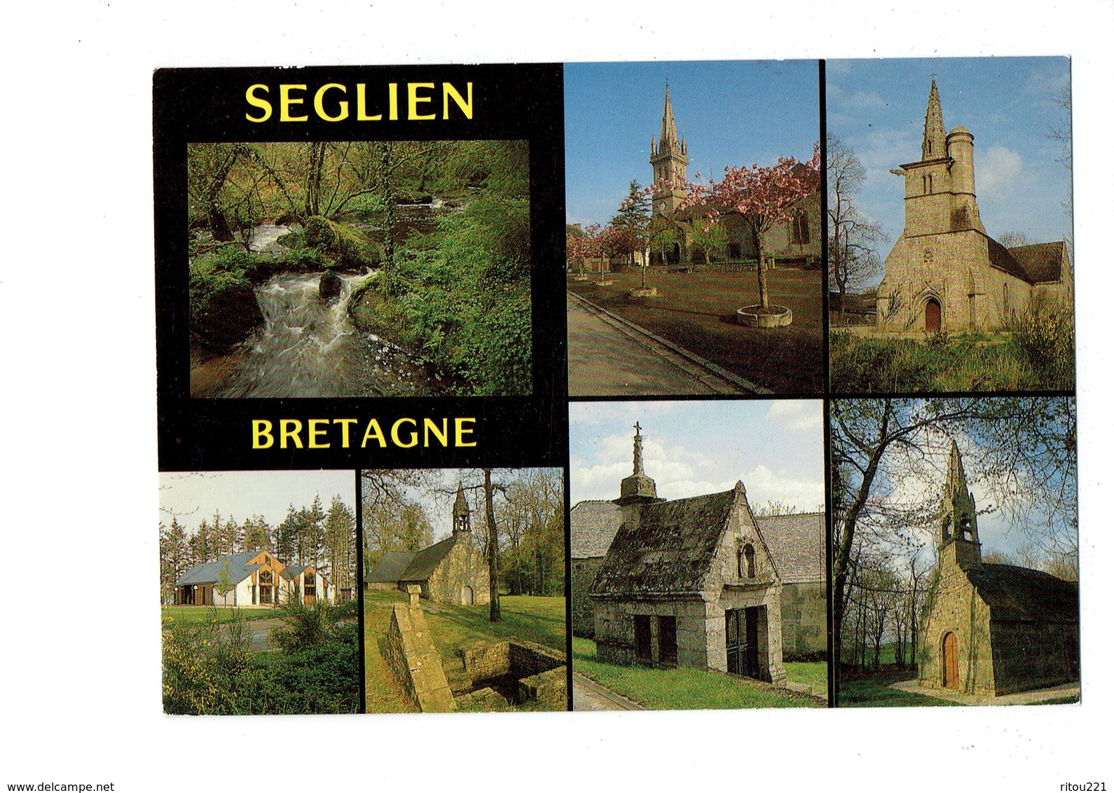 Cpm - 56 - SEGLIEN - Rives Du Scorff église Salle Polyvalente St Jean Locmaria Oratoire - 1993 - Autres & Non Classés