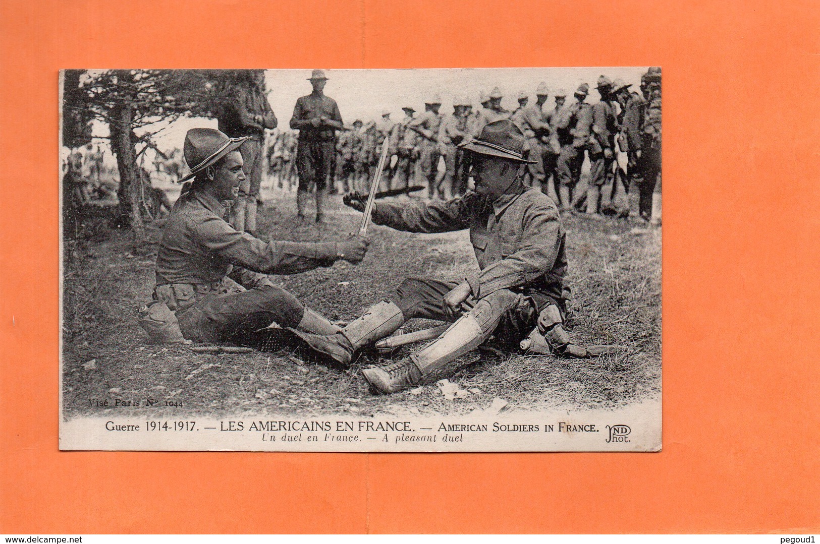 MILITARIA. AMERICAN SOLDIERS IN FRANCE  Achat Immédiat - Autres & Non Classés