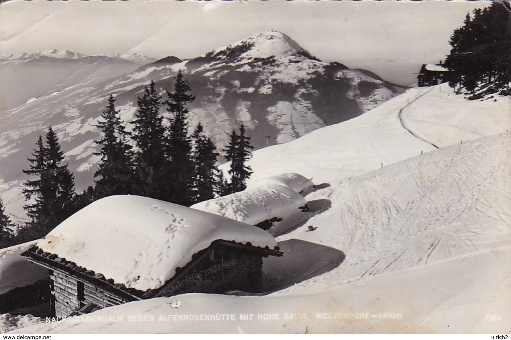 AK Nachsöllbergalm Gegen Alpenrosenhütte Mit Hohe Salve - Westendorf - Ca. 1955 (41513) - Pitztal