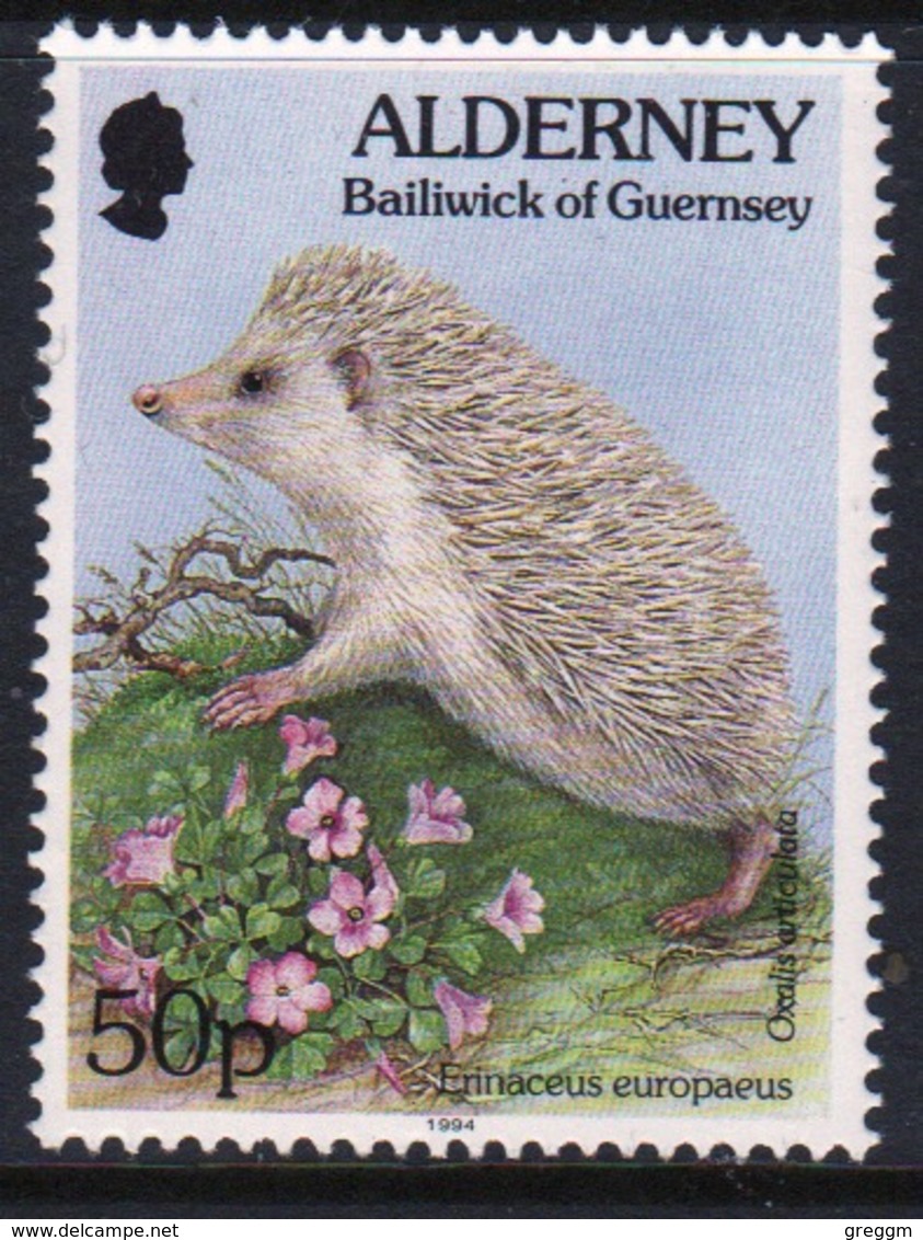 Alderney Single 50p Stamp From The 'Flora And Fauna' Definitive Set. - Alderney