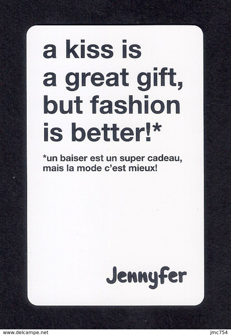 Carte Cadeau  JENNYFER.   Gift Card.   Geschenkkarte.   Carta Regalo. - Cartes Cadeaux