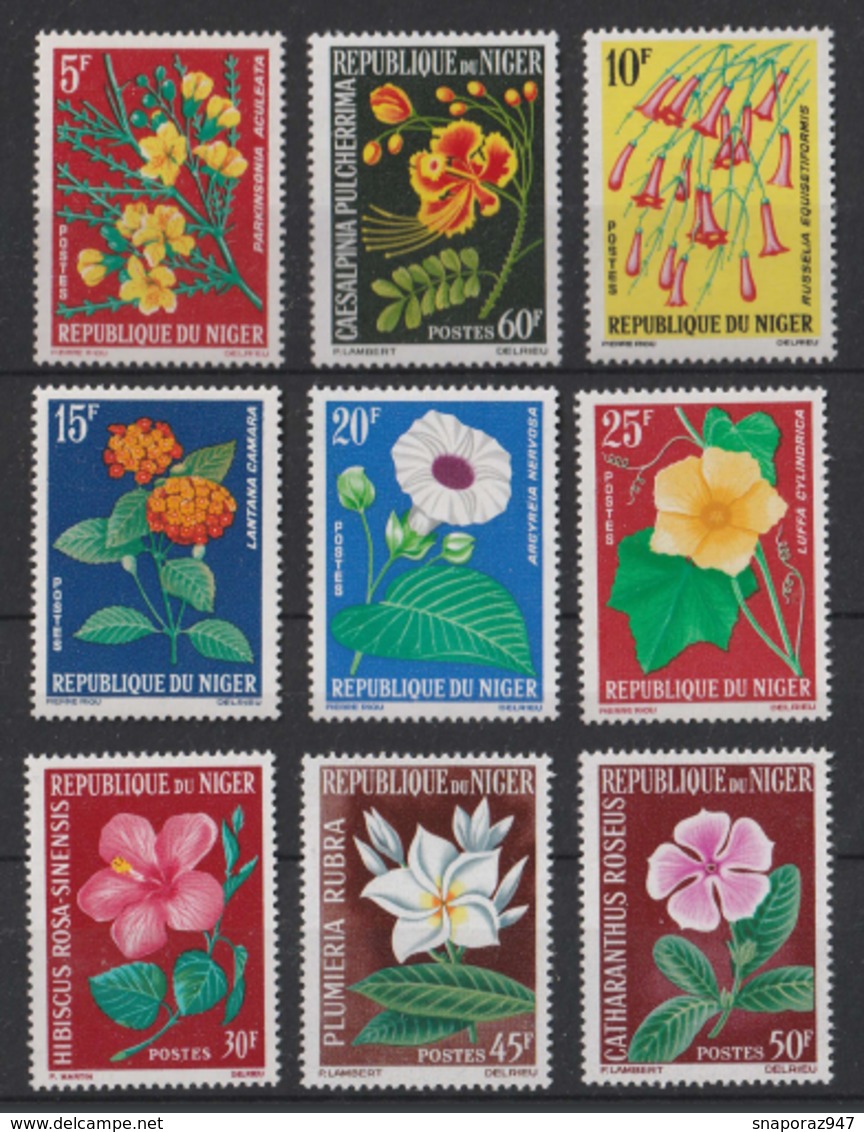 1964/65 Niger Fiori Flowers Blumen Fleurs MNH** Fio219 - Altri & Non Classificati