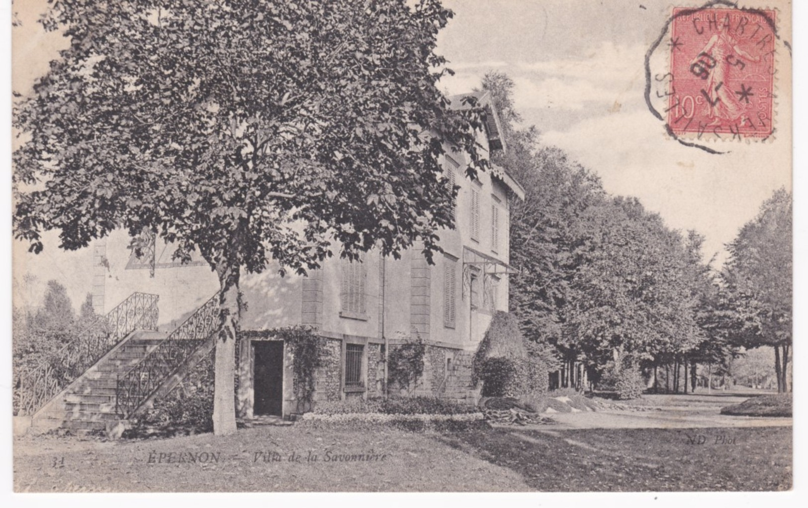 28 Eure Et Loir -  EPERNON -  Villa De La Savonnière - 1906 - Epernon