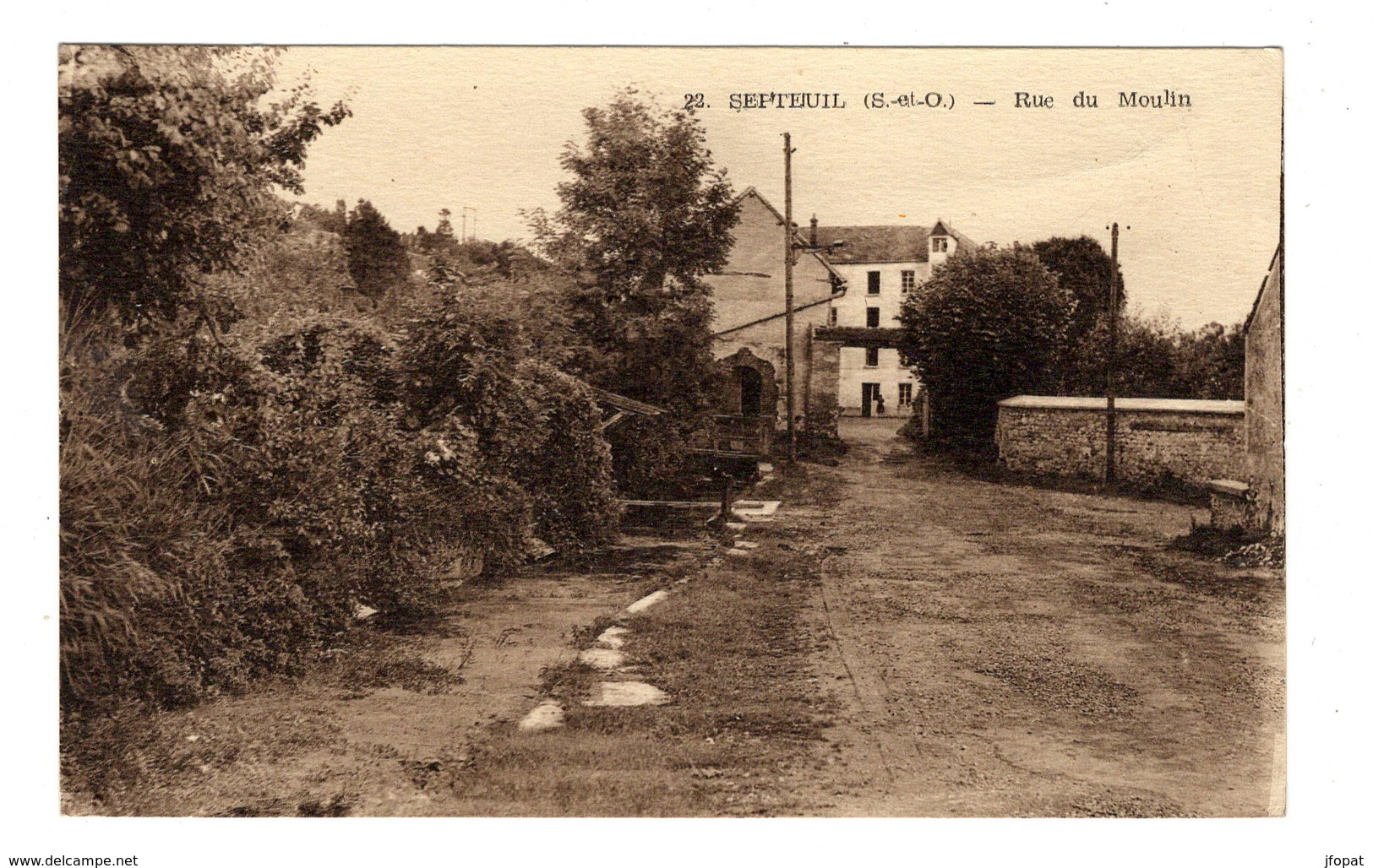 78 YVELINES - SEPTEUIL Rue Du Moulin - Septeuil