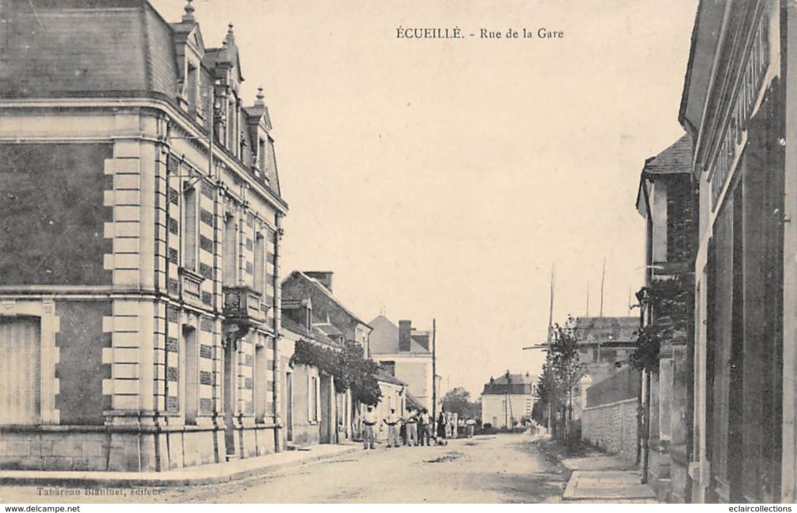 Ecueillé        36         Rue De La Gare      (voir Scan) - Altri & Non Classificati