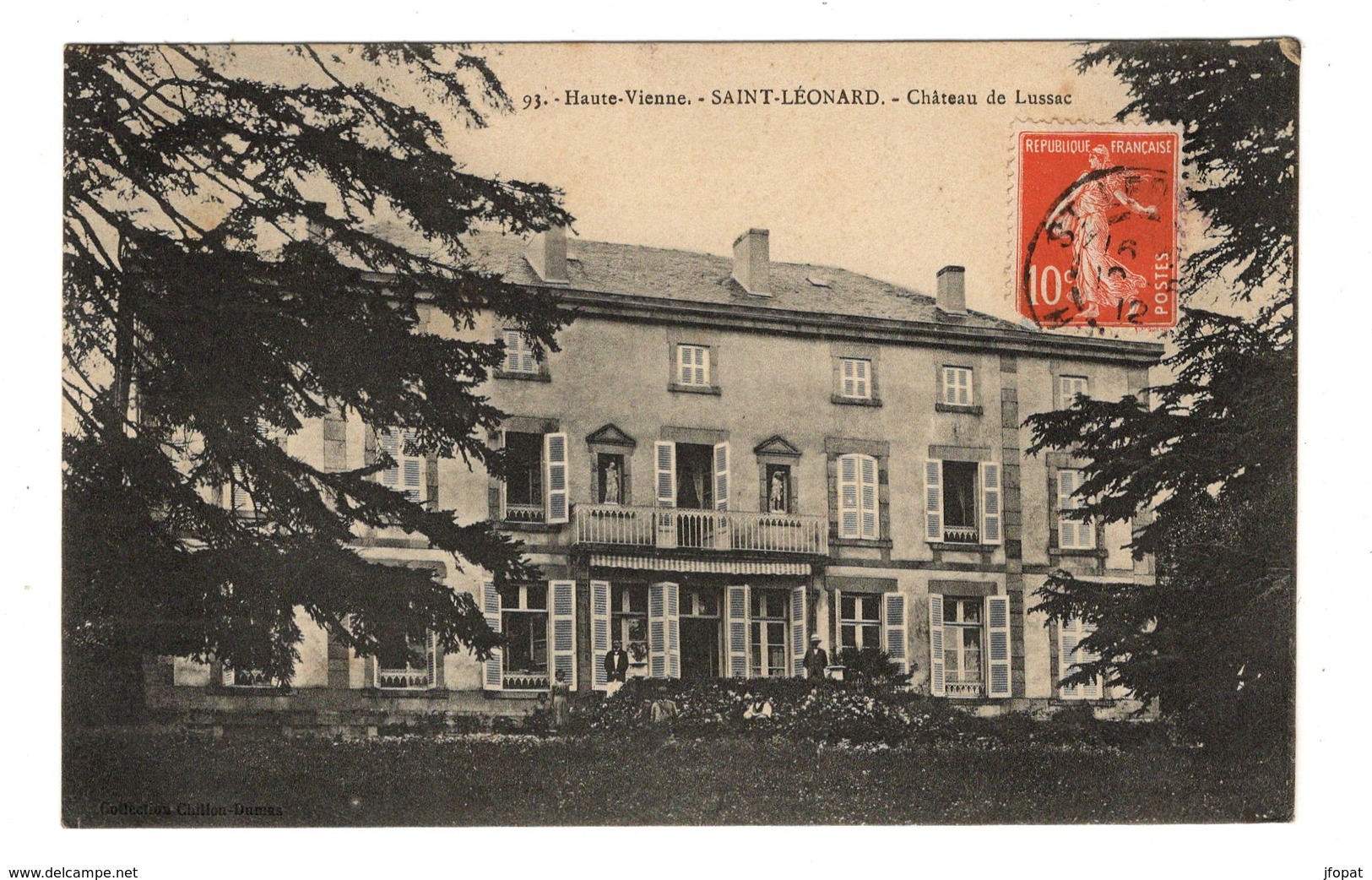 87 HAUTE VIENNE - SAINT LEONARD Château De Lussac Et Ses Propriétaires (voir Descriptif) - Saint Leonard De Noblat