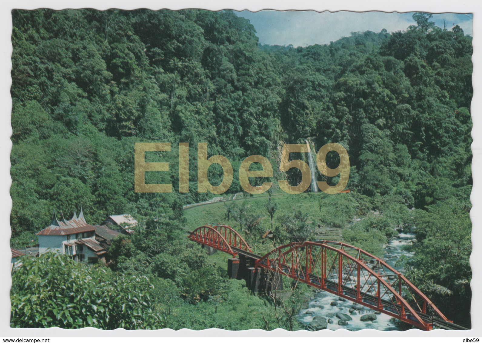 Indonesia, Padang Panjang (West Sumatra) Lembah Anai Waterfall, Railroad Brige, Unused - Indonesia