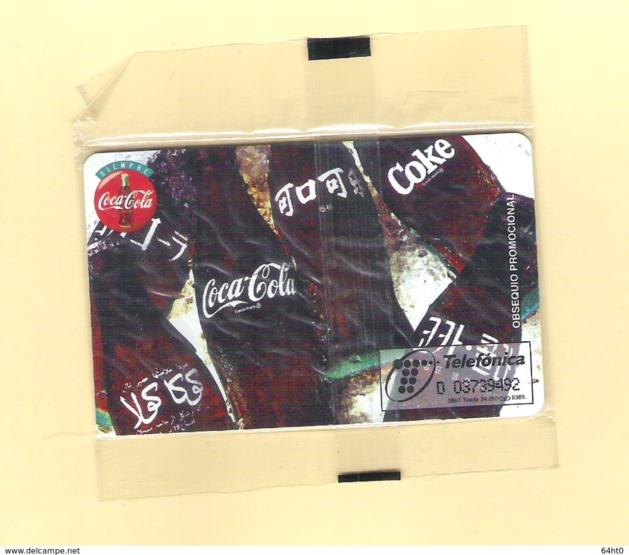 CHIPCARD SPAIN "COCA-COLA-LATA - I" P287 - 09/97 - MINT/SEALED - Emissions Privées