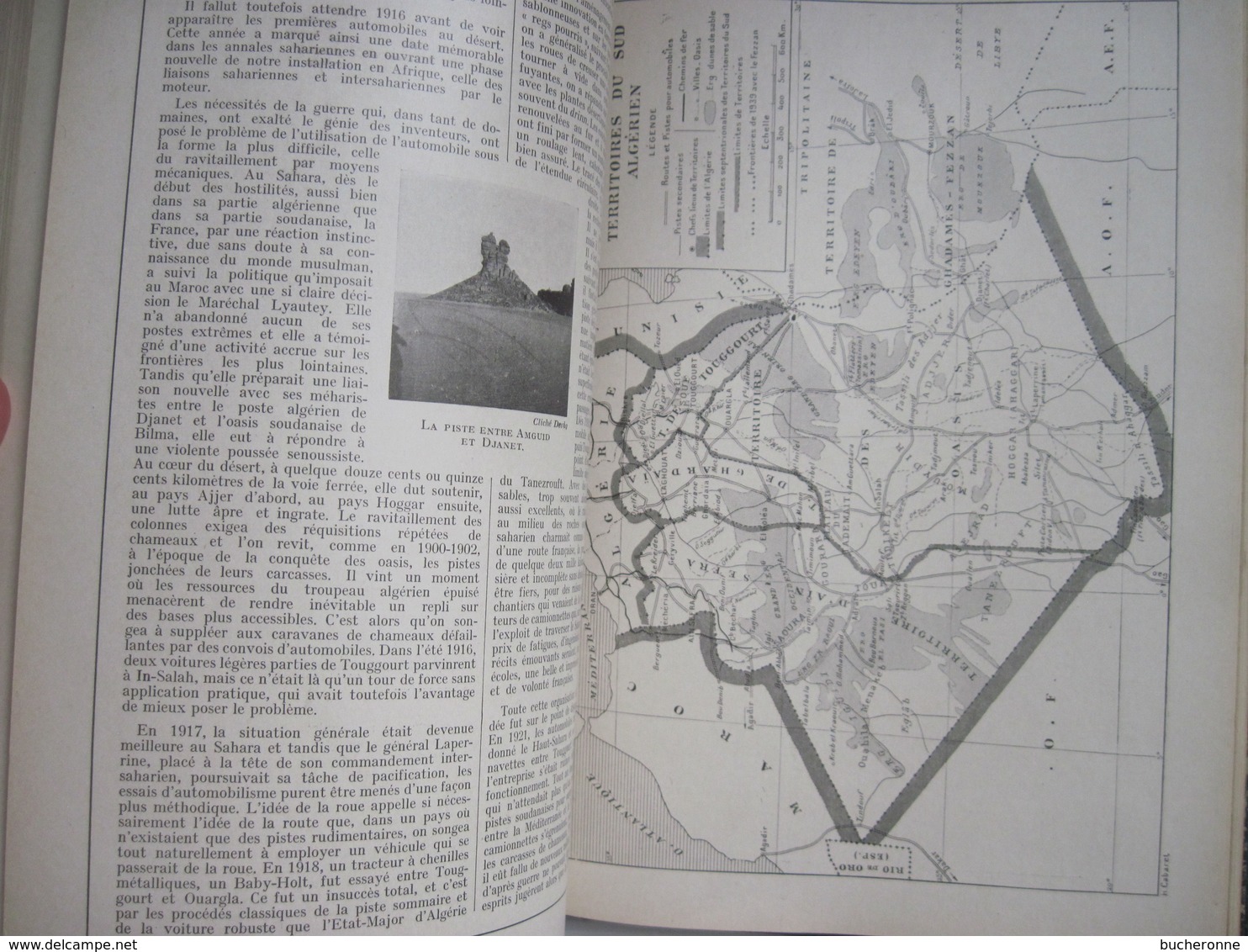 ALGERIE SAHARA Encyclopedie Coloniale Et Maritime 1948 LANG BLANCHONG  TBE Voir Couverture - Historia